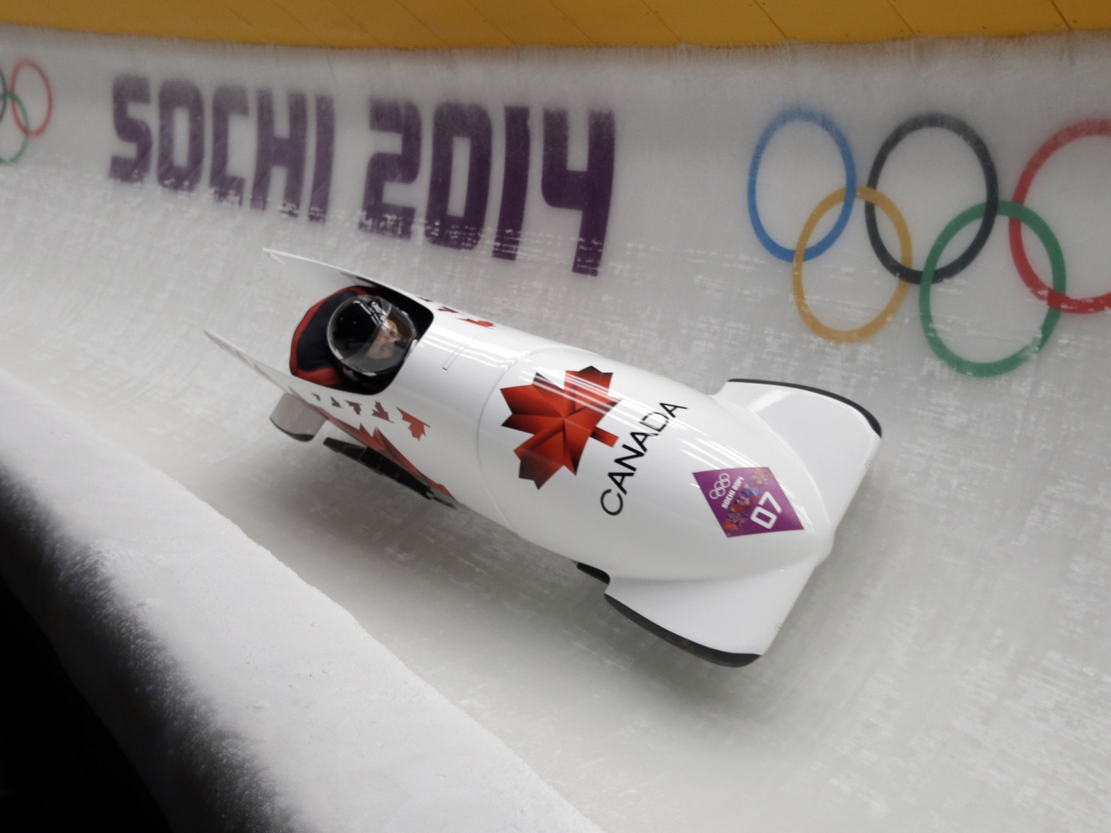 Canadian Bobsled Team In Sochi