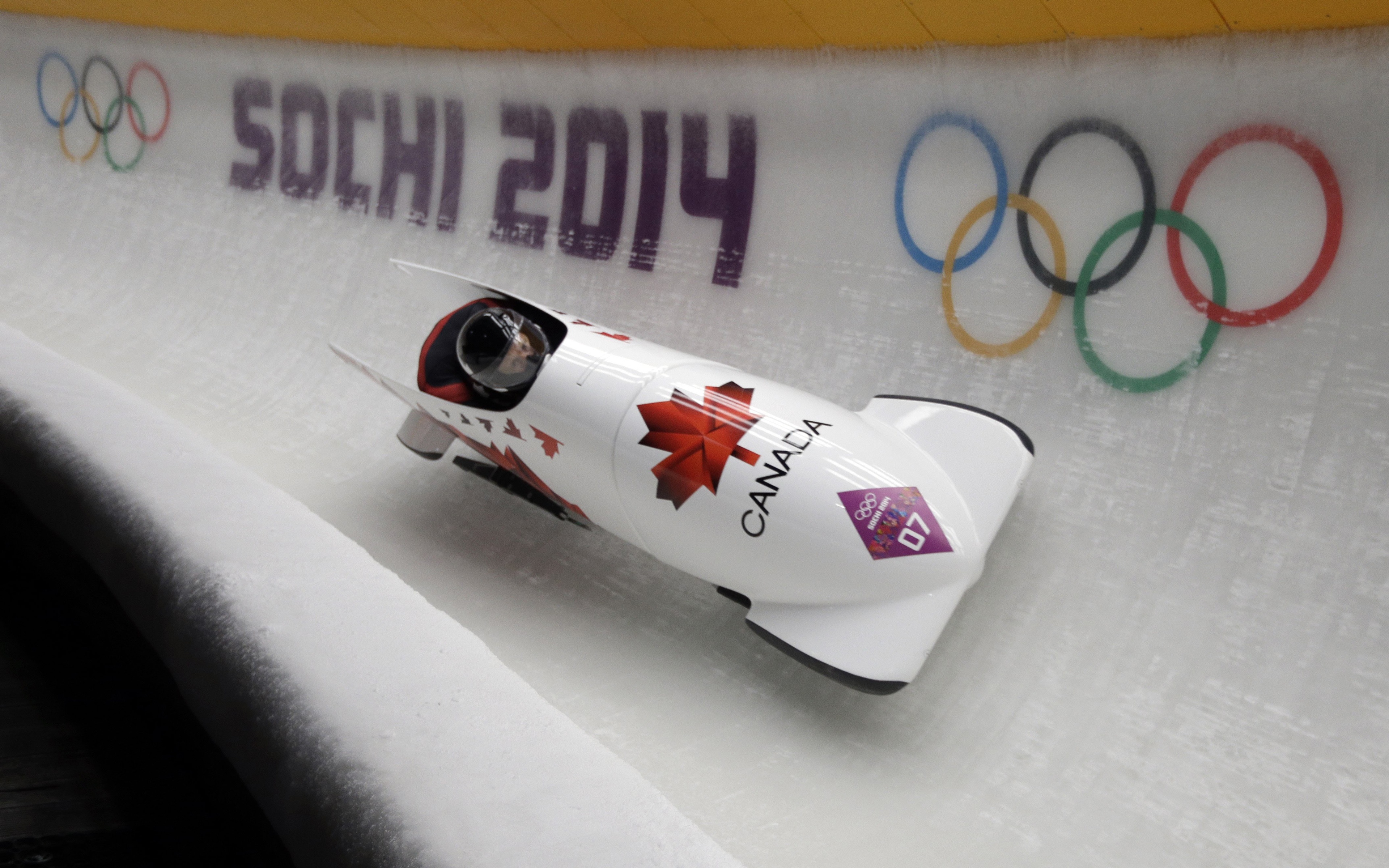 Canadian Bobsled Team In Sochi