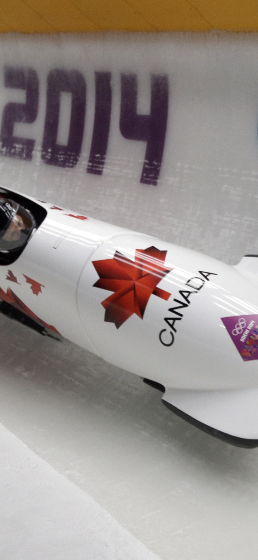 Canadian Bobsled Team In Sochi