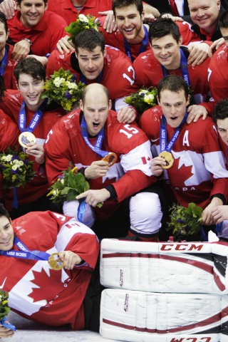 Canadian Ice Hockey Team Gold Sochi