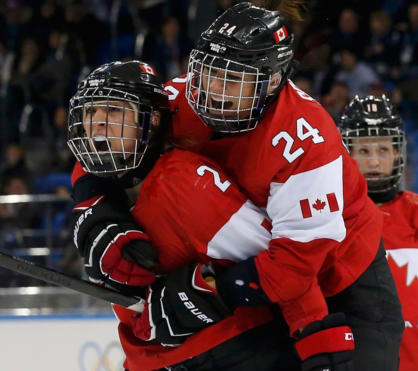 Canadian Ice Hockey Women Team Sochi