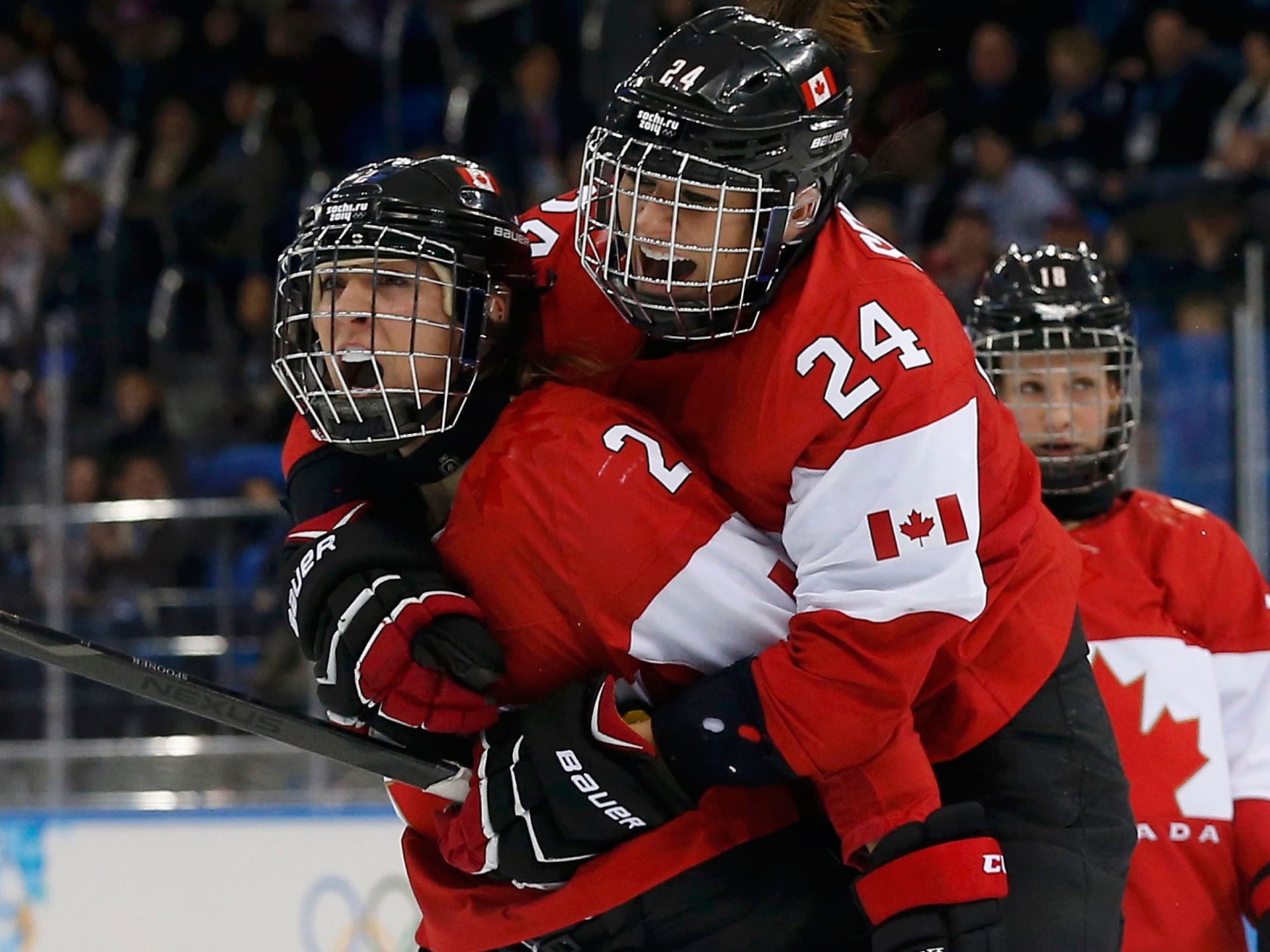 Canadian Ice Hockey Women Team Sochi