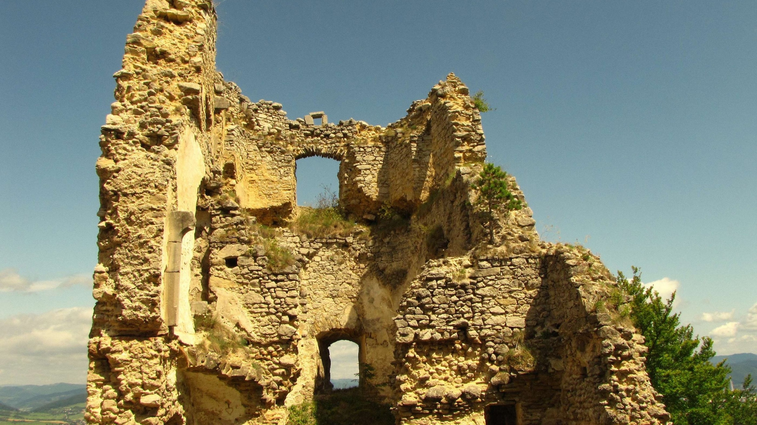 Castle Of Lietava Ruins Zilina Zilina Region Slovakia