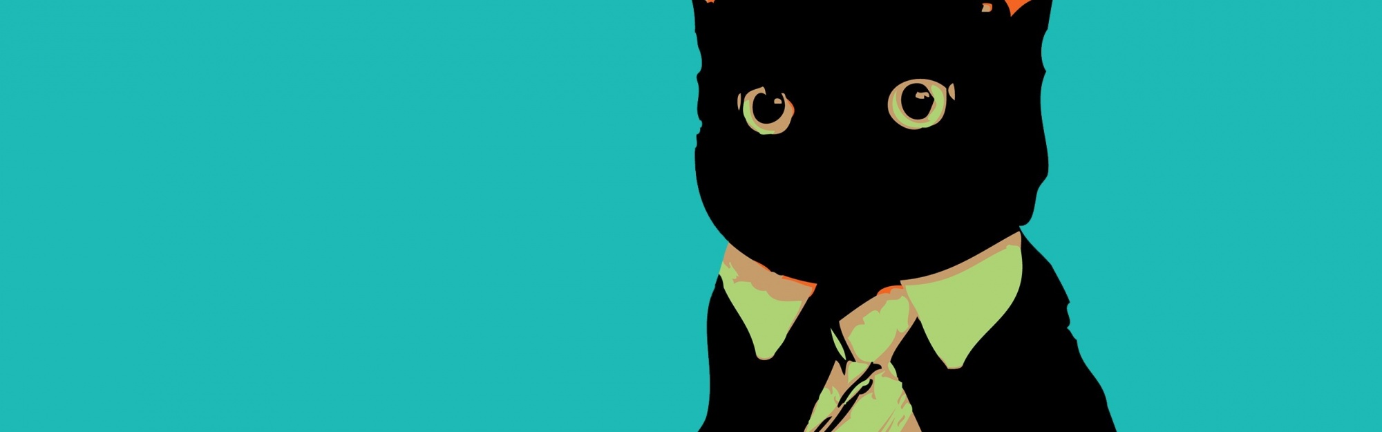 Cats Animals Vector Tie Business Business Cat