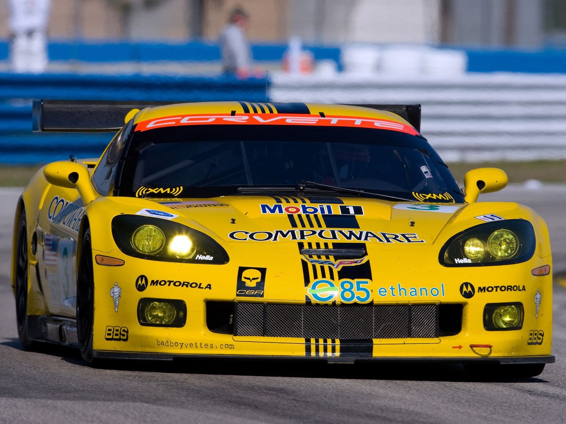 Chevrolet Corvette American Motor Racing Yellow