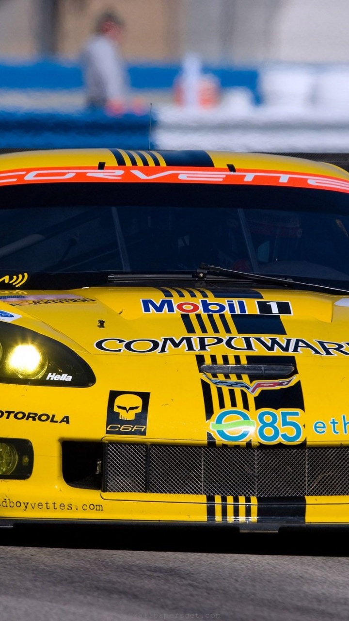 Chevrolet Corvette American Motor Racing Yellow