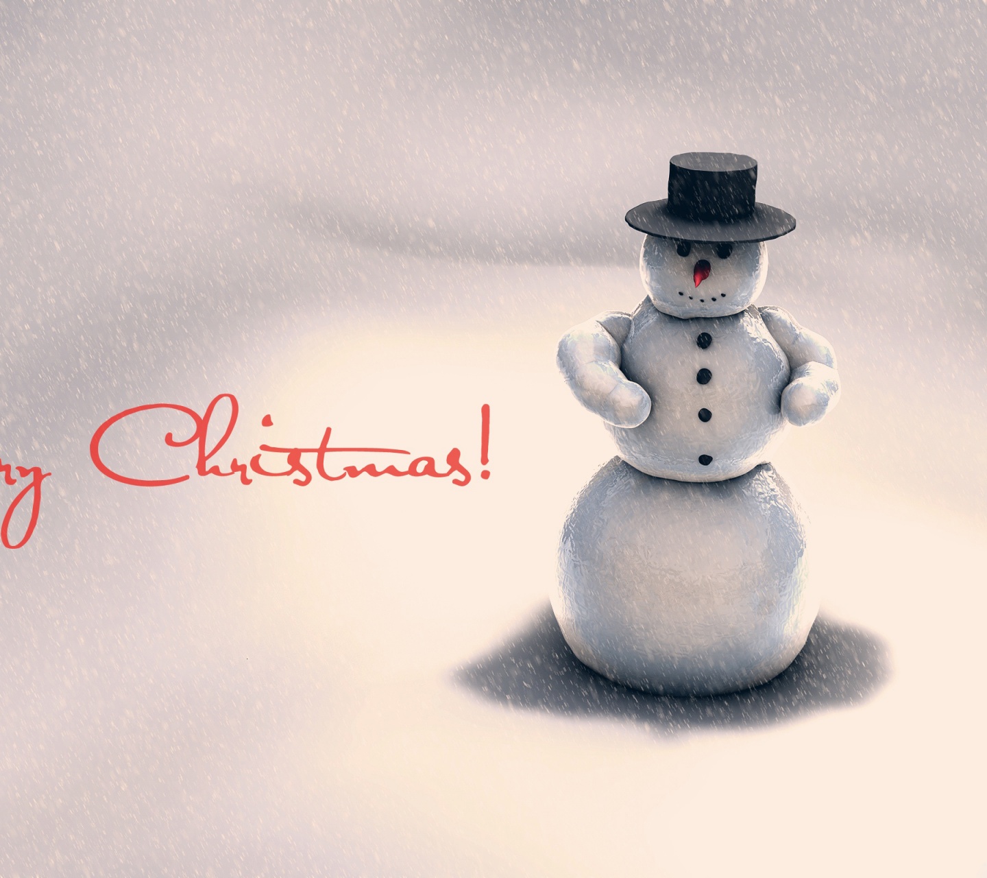 Christmas 3d Snowman