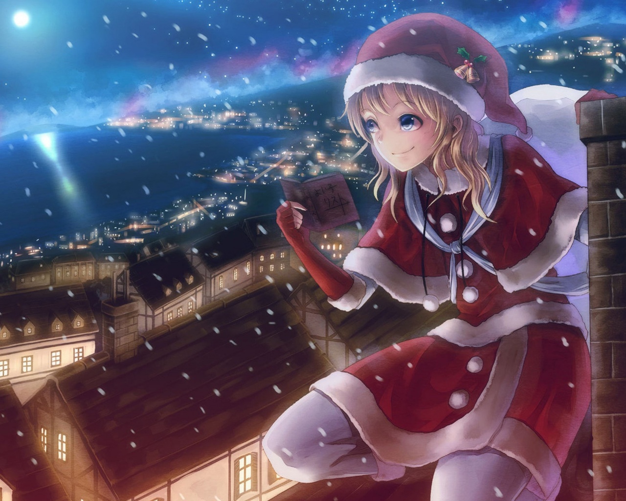 Christmas Anime Girl