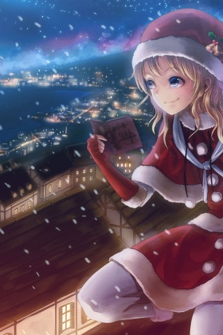 Christmas Anime Girl