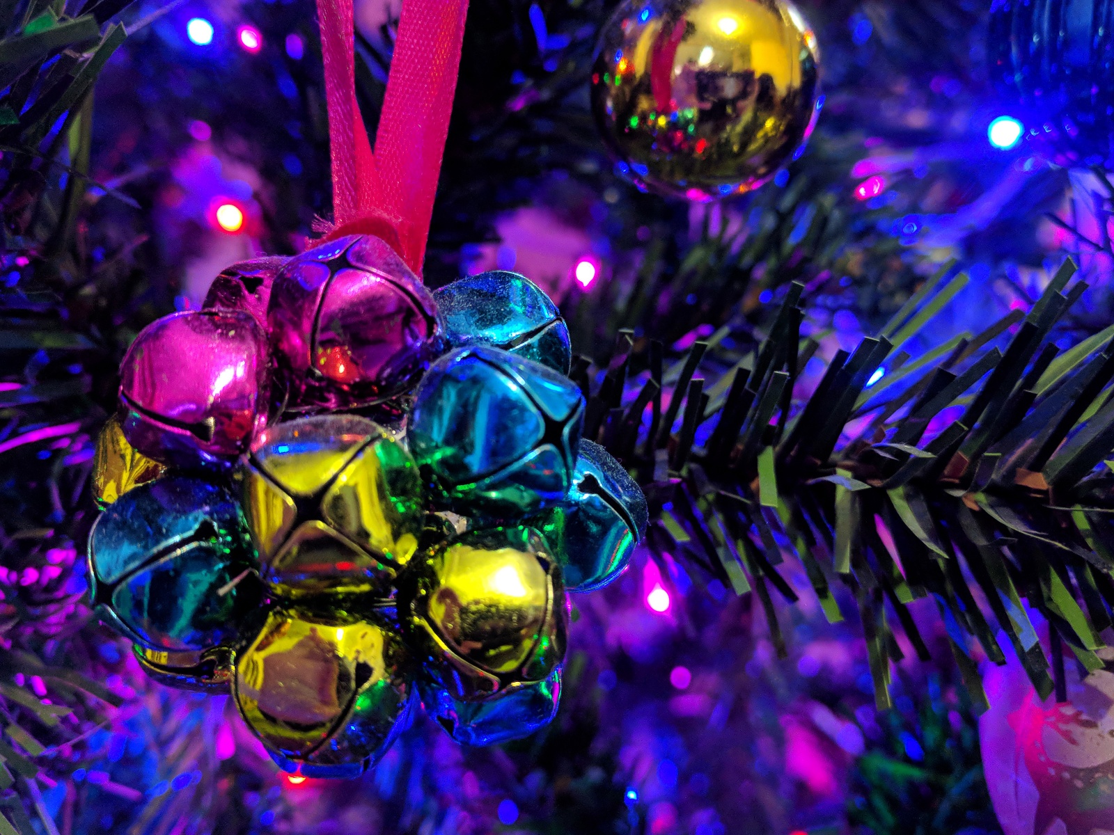 Christmas Colorful Decorated Tree