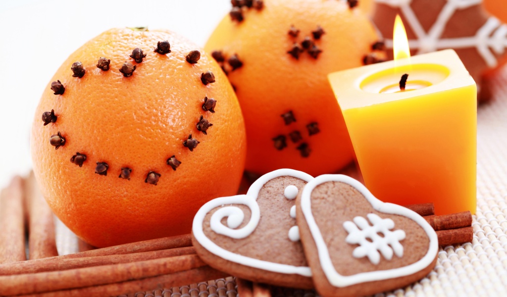 Christmas Cookies Orange Fruit