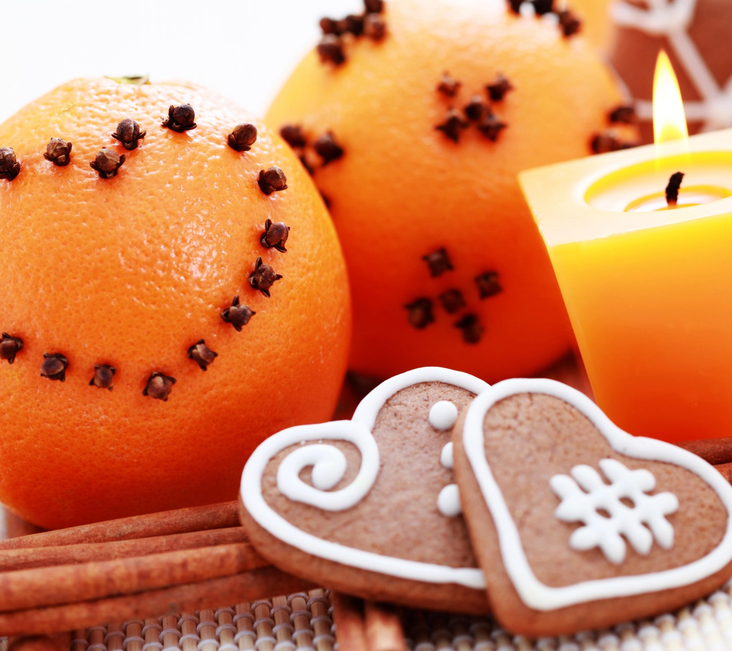 Christmas Cookies Orange Fruit