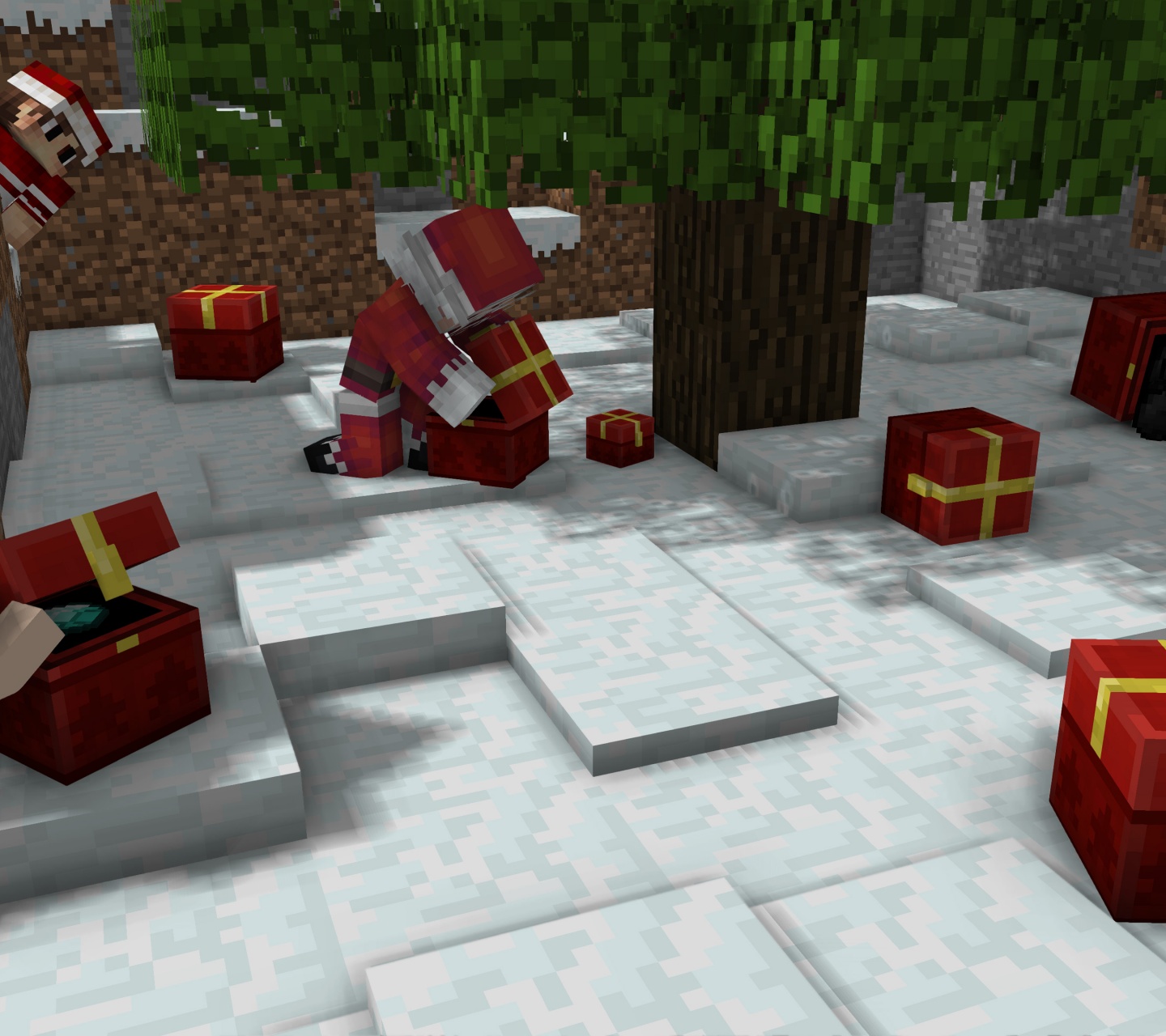 Christmas Minecraft Video Game