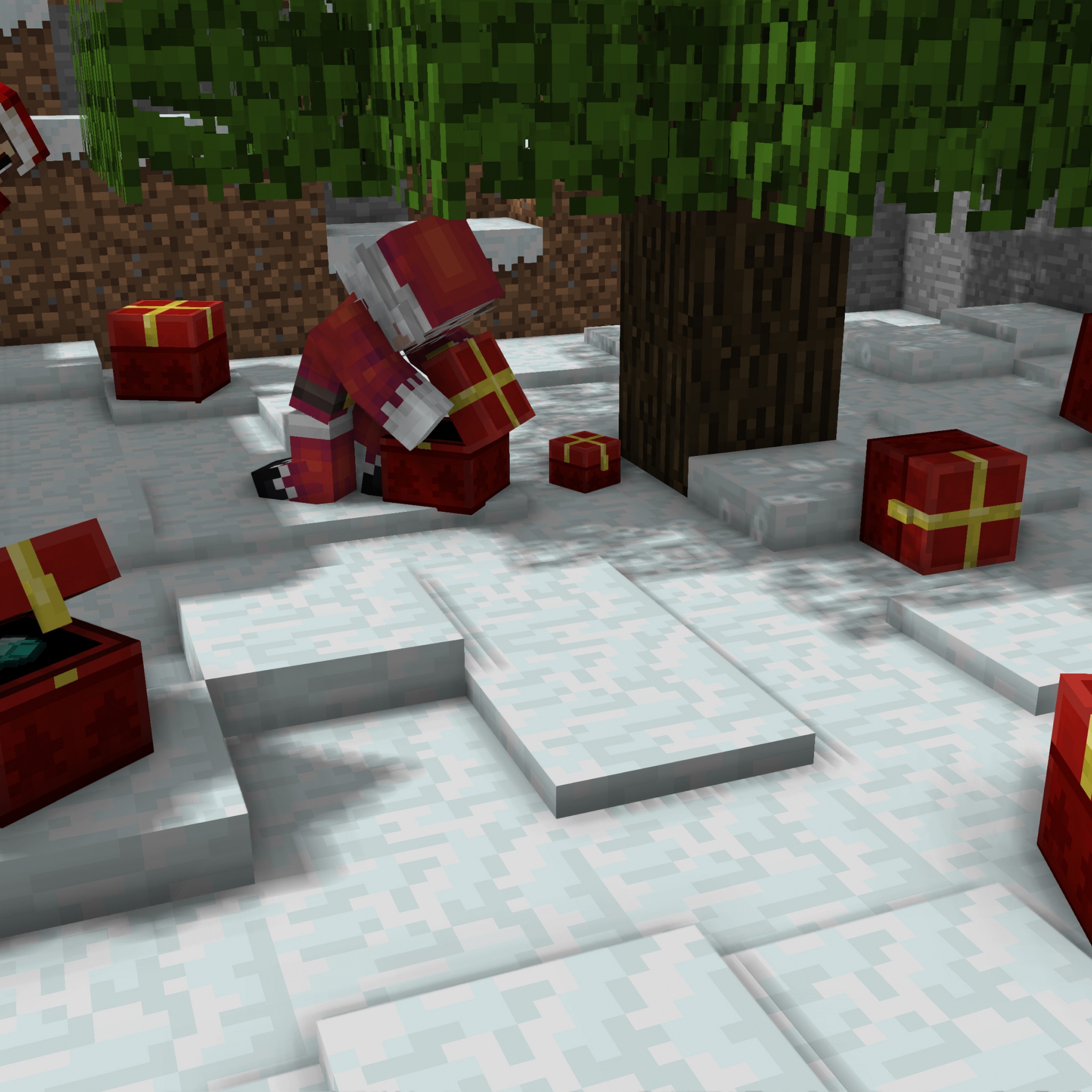 Christmas Minecraft Video Game