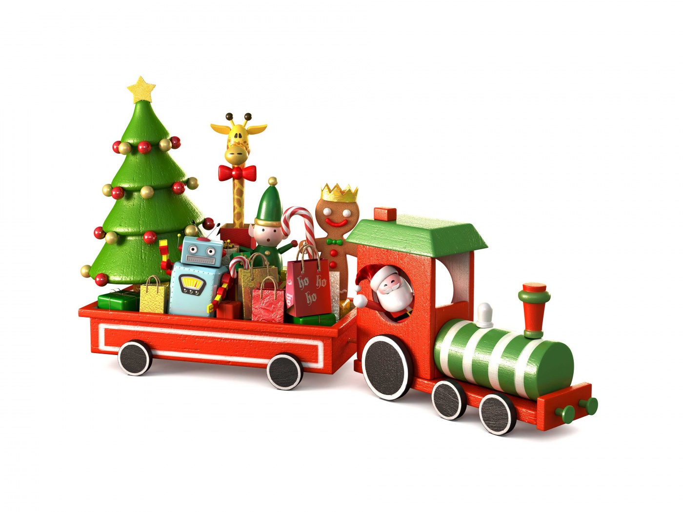 Christmas Train Toy