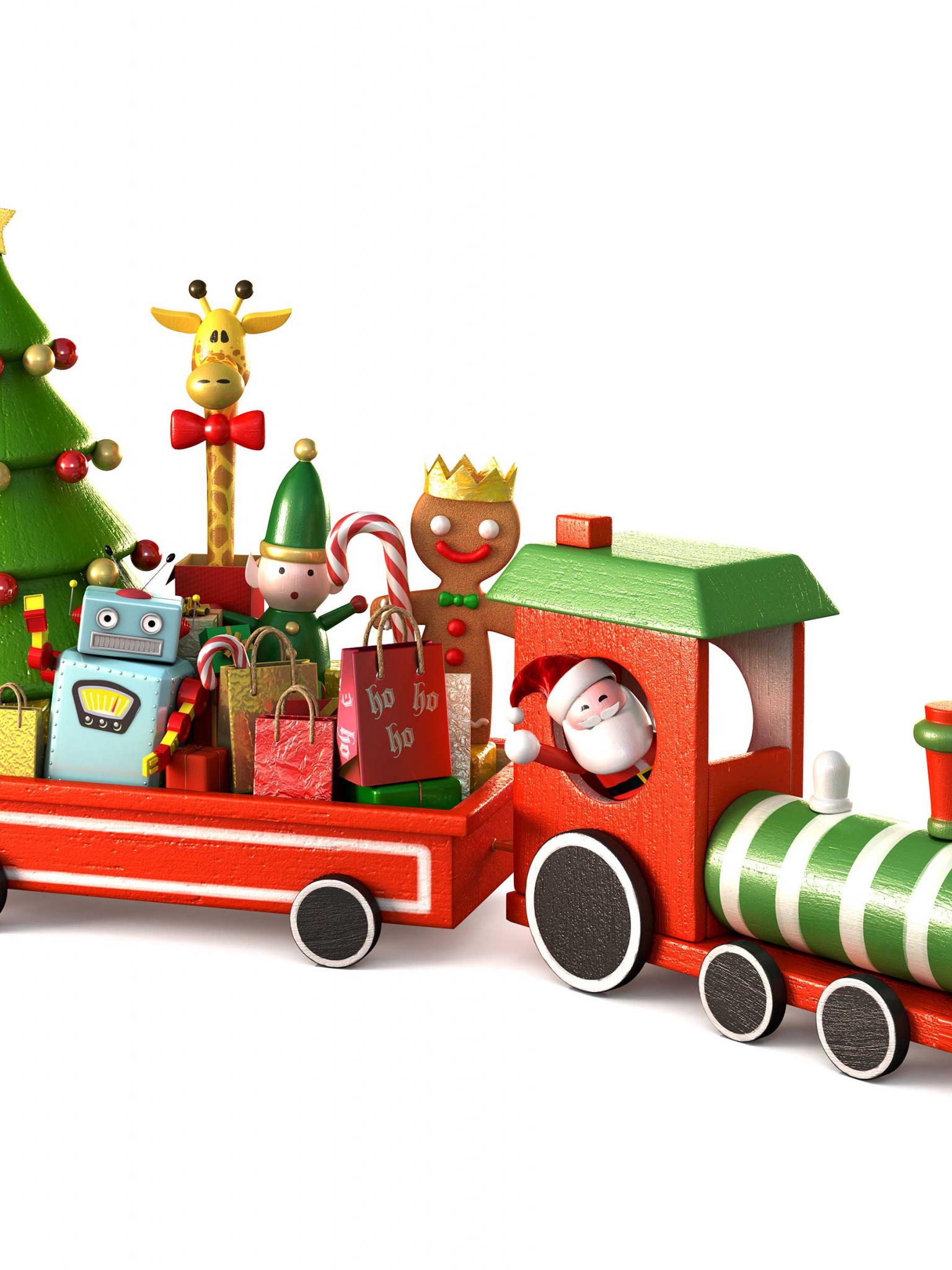 Christmas Train Toy