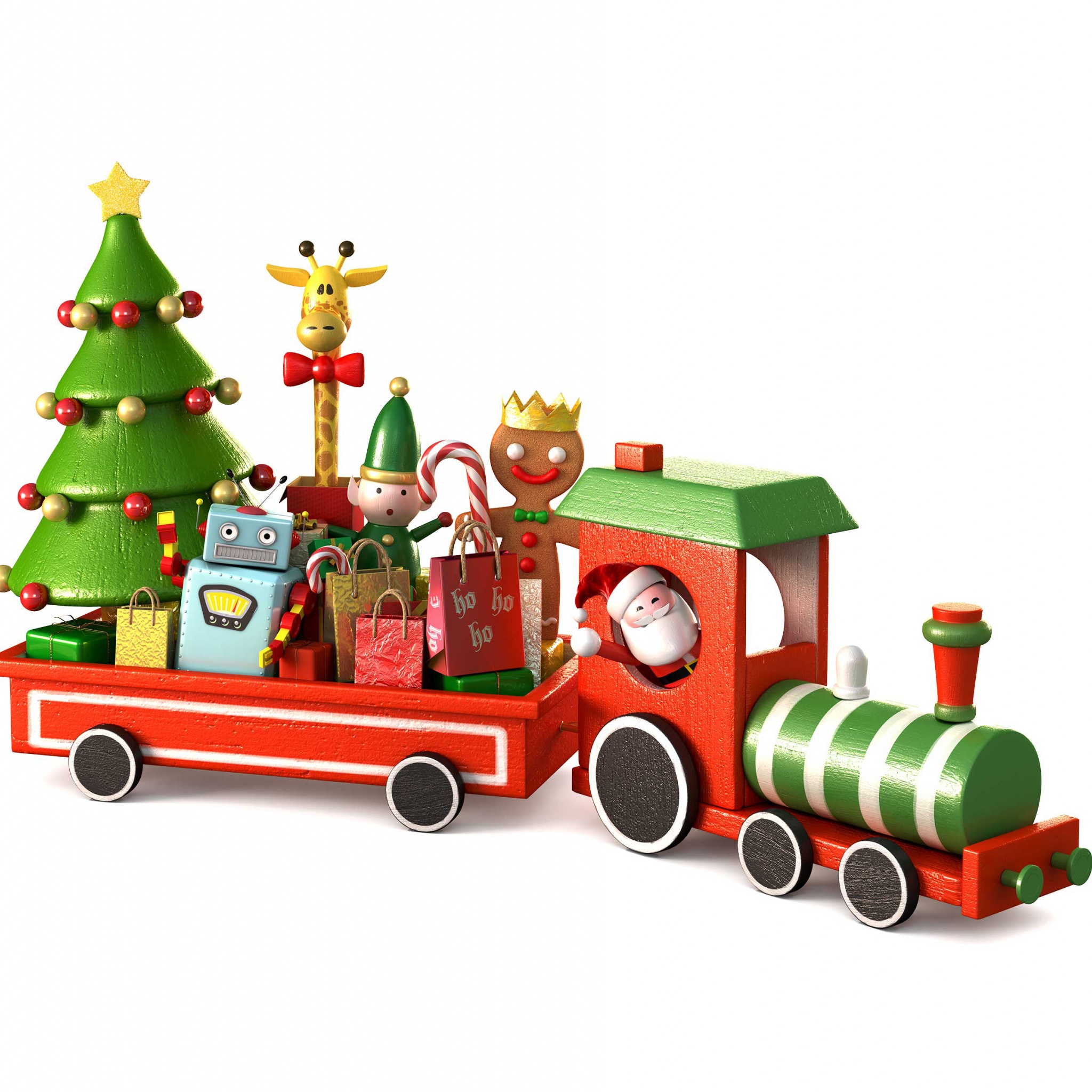 Christmas Train Toy