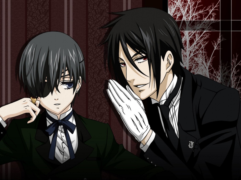 Ciel And Sebastian Black Butler Anime