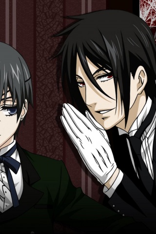 Ciel And Sebastian Black Butler Anime