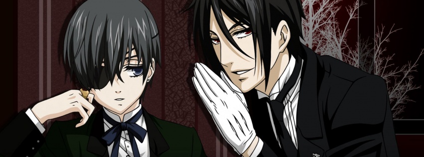 Ciel And Sebastian Black Butler Anime