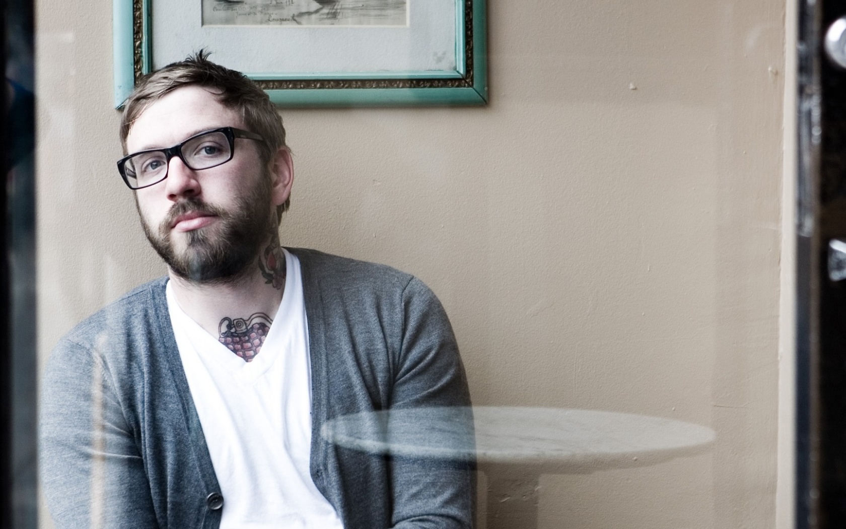 City And Colour Tattoo Glasses Beard Room