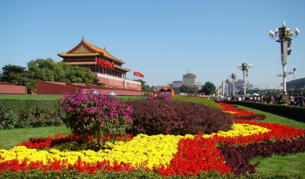 City Landscape Tiananmen Beijing China