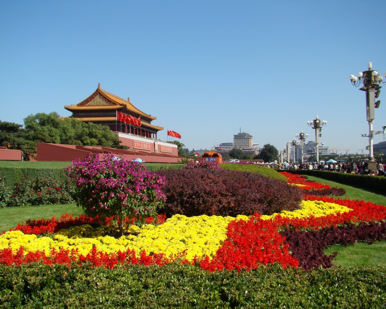 City Landscape Tiananmen Beijing China