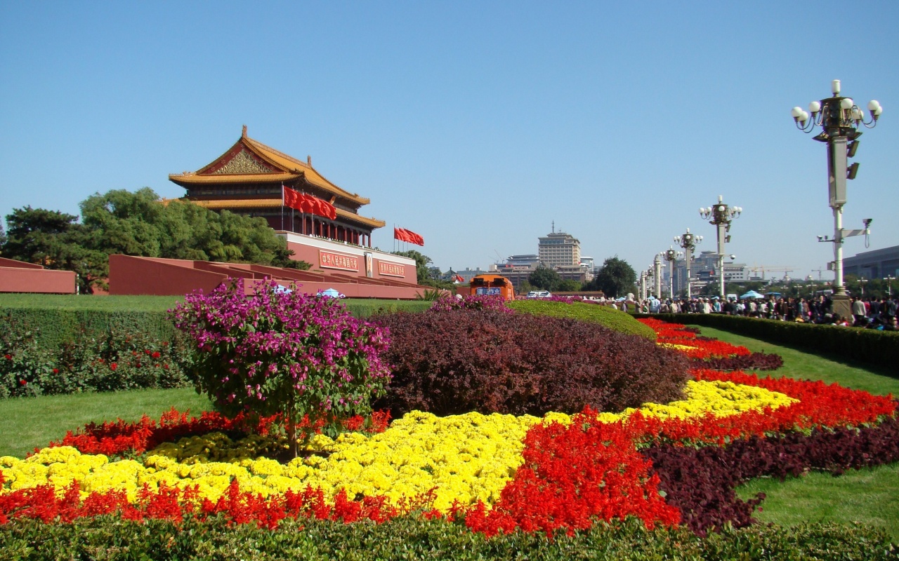 City Landscape Tiananmen Beijing China