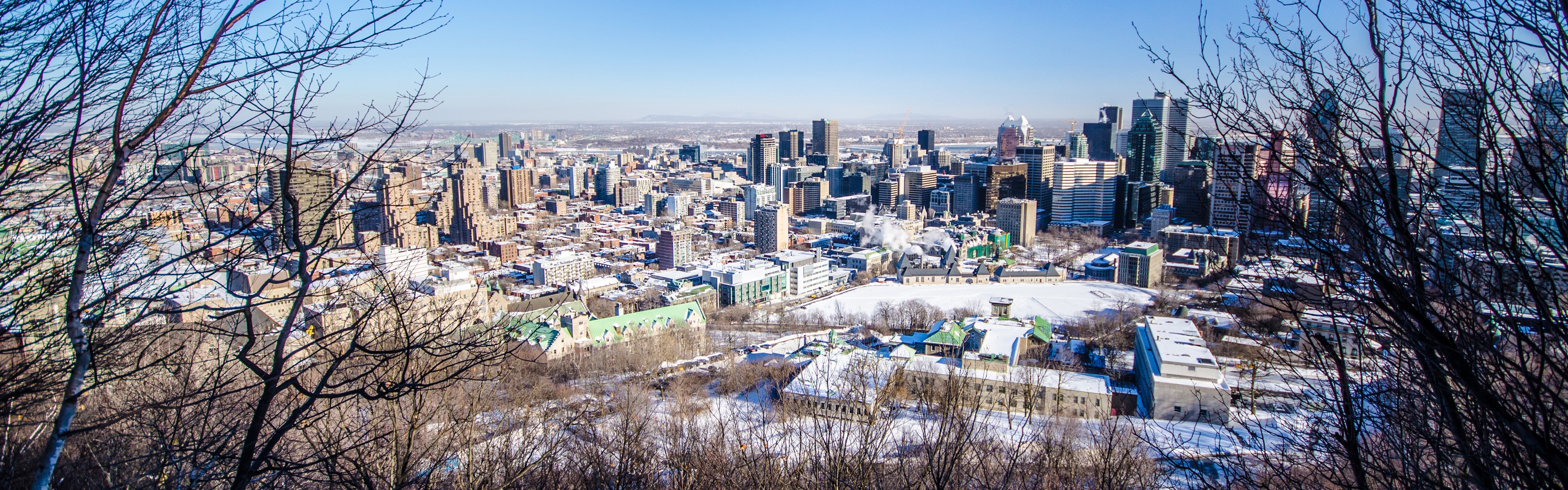 City Of Montreal In Winter