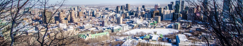 City Of Montreal In Winter