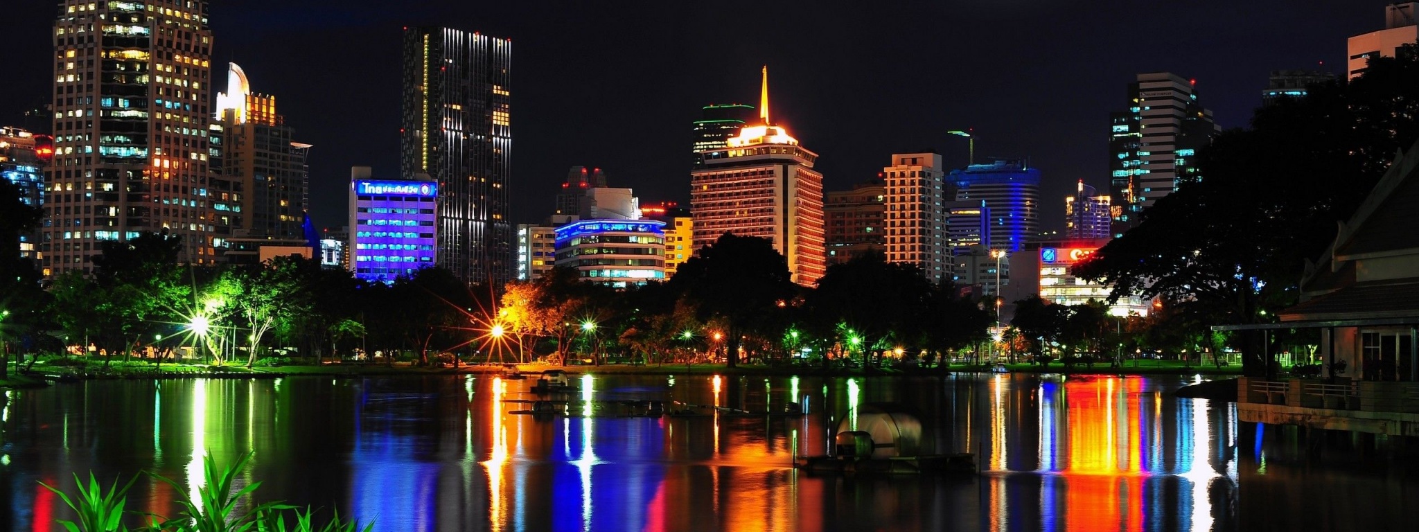 Cityscapes Night World Architecture Photography Skyscrapers Rivers Bangkok