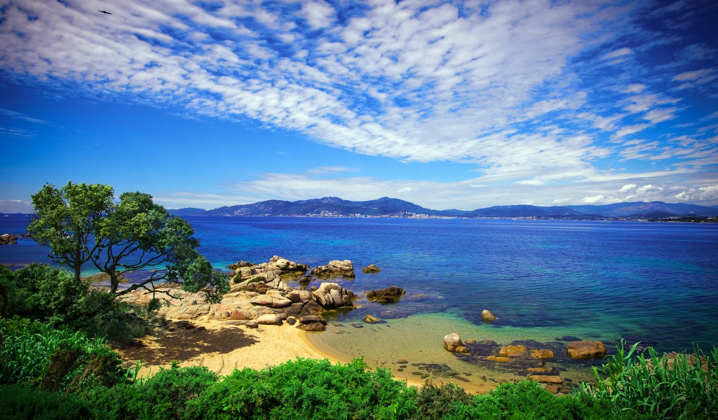 Coast Of Porticcio Corsica - France