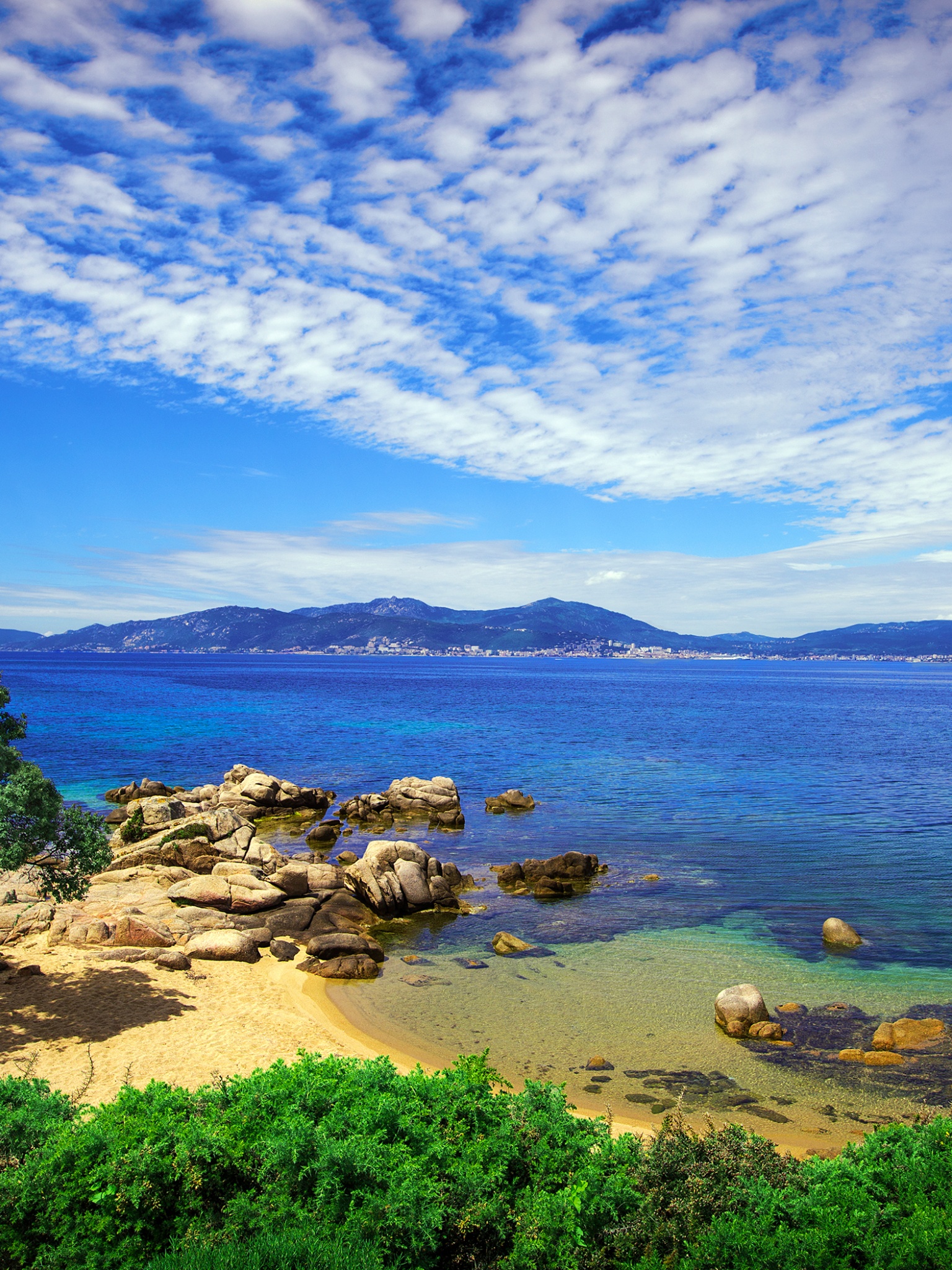 Coast Of Porticcio Corsica - France