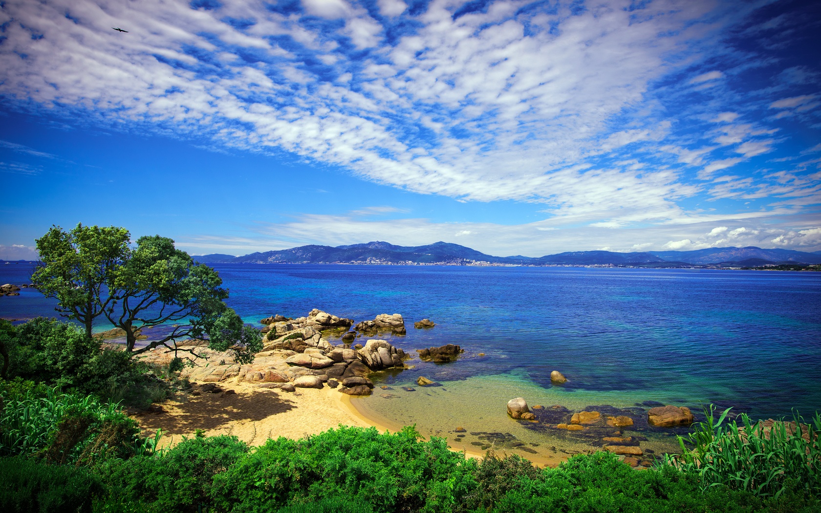 Coast Of Porticcio Corsica - France