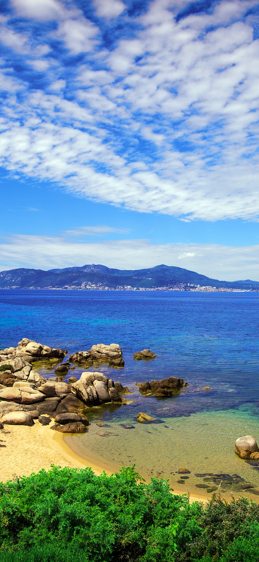 Coast Of Porticcio Corsica - France