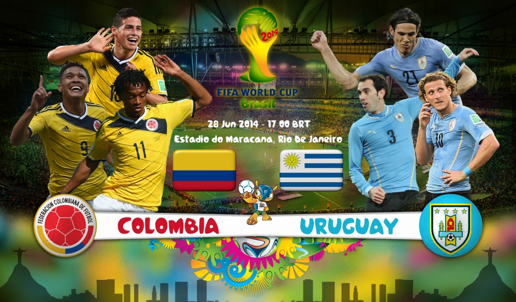 Colombia Vs Uruguay World Cup 2014