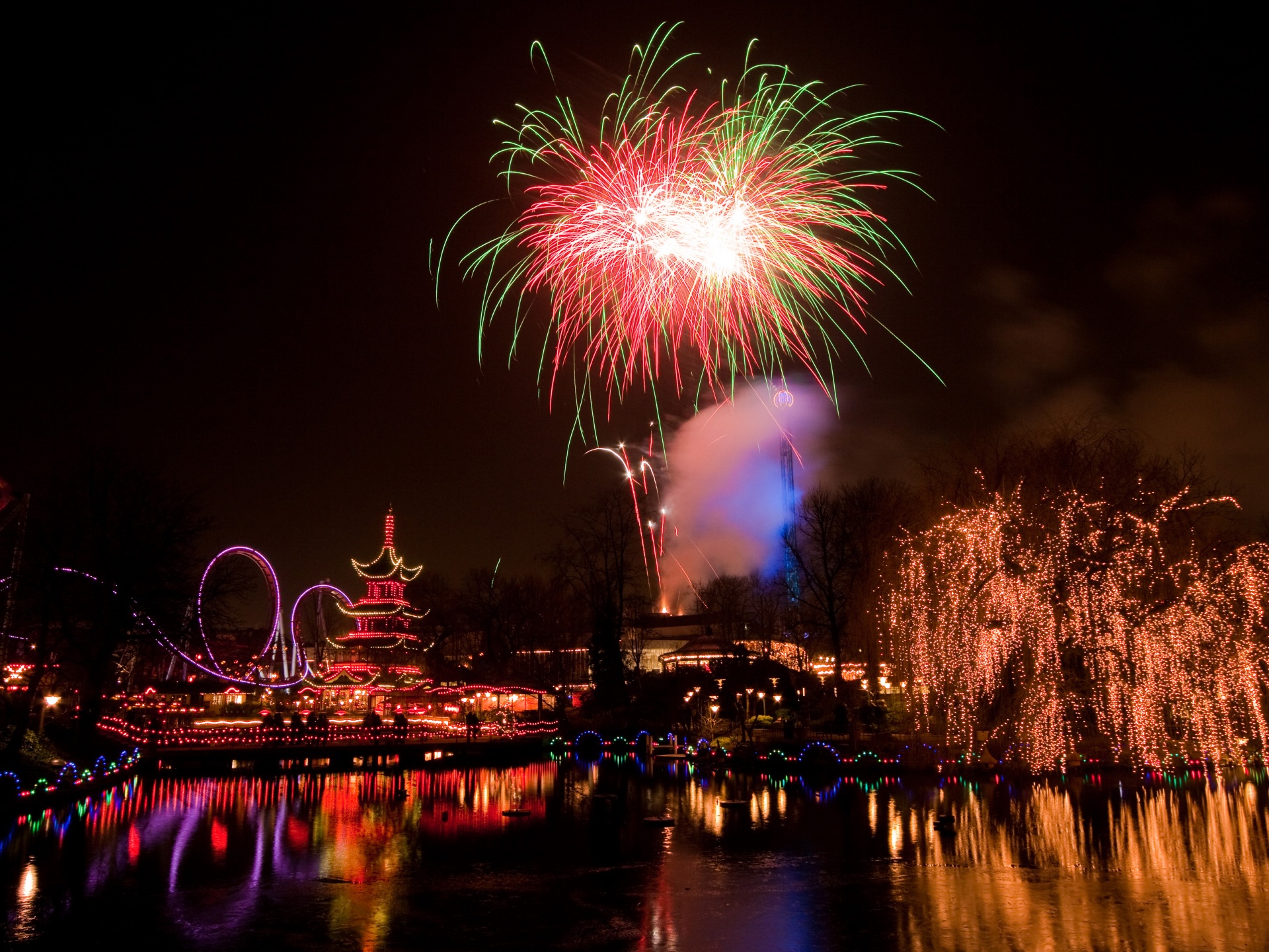 Colorful Fireworks For The Holidays