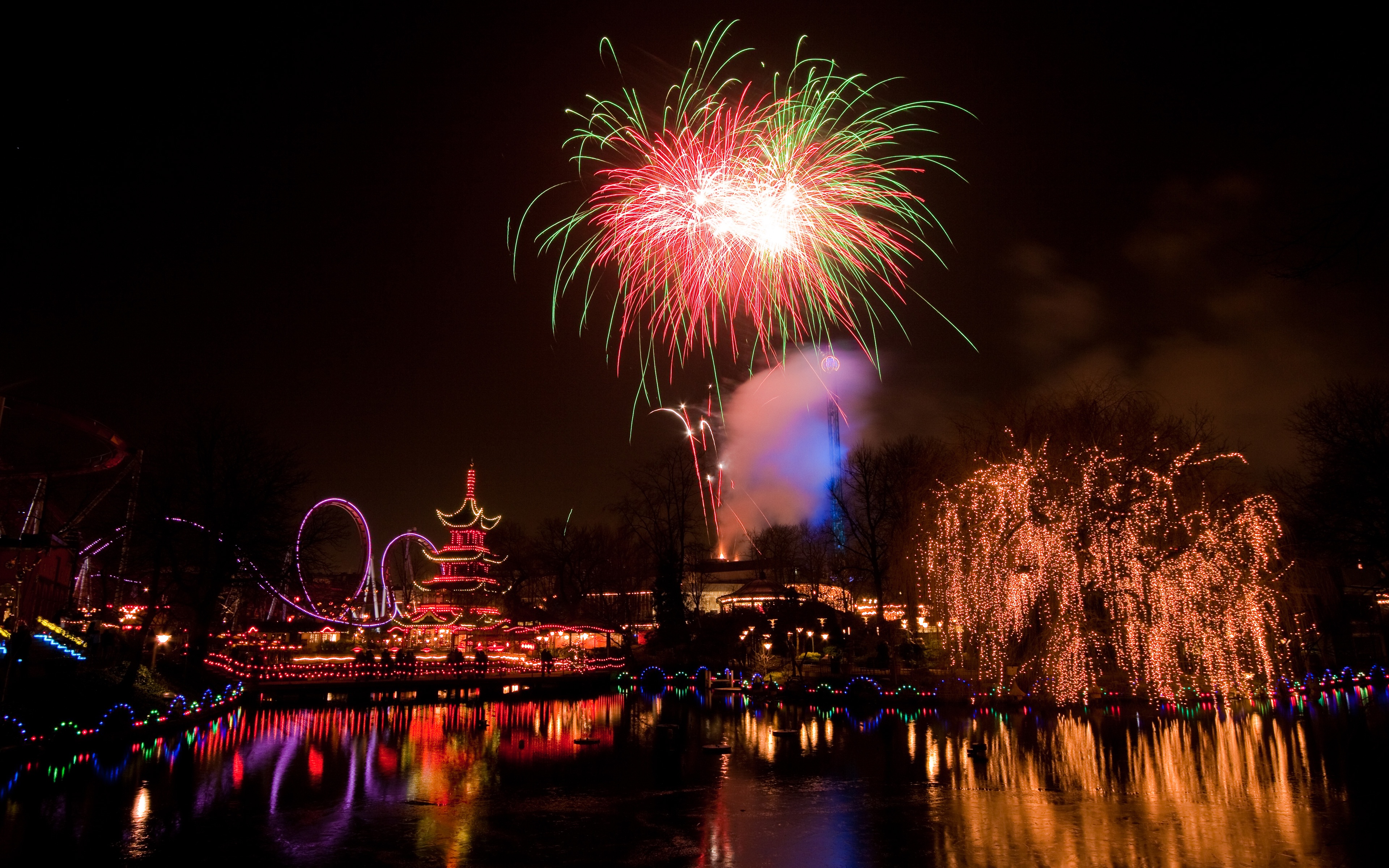 Colorful Fireworks For The Holidays