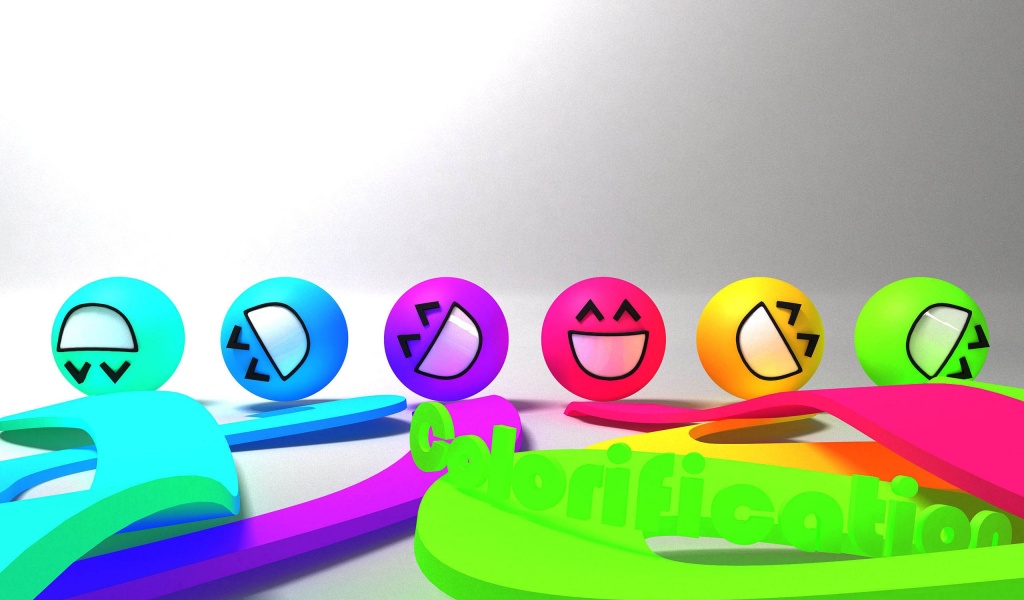 Colorful Smiley Faces