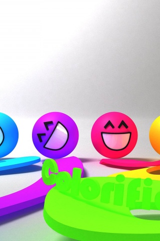 Colorful Smiley Faces