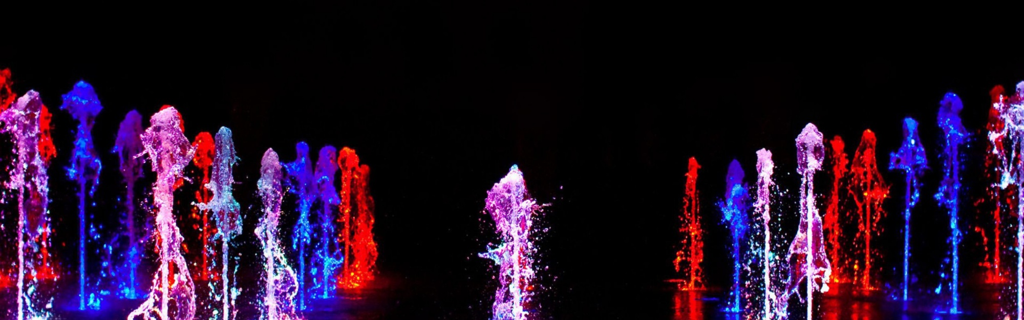 Colorful Water Fountain