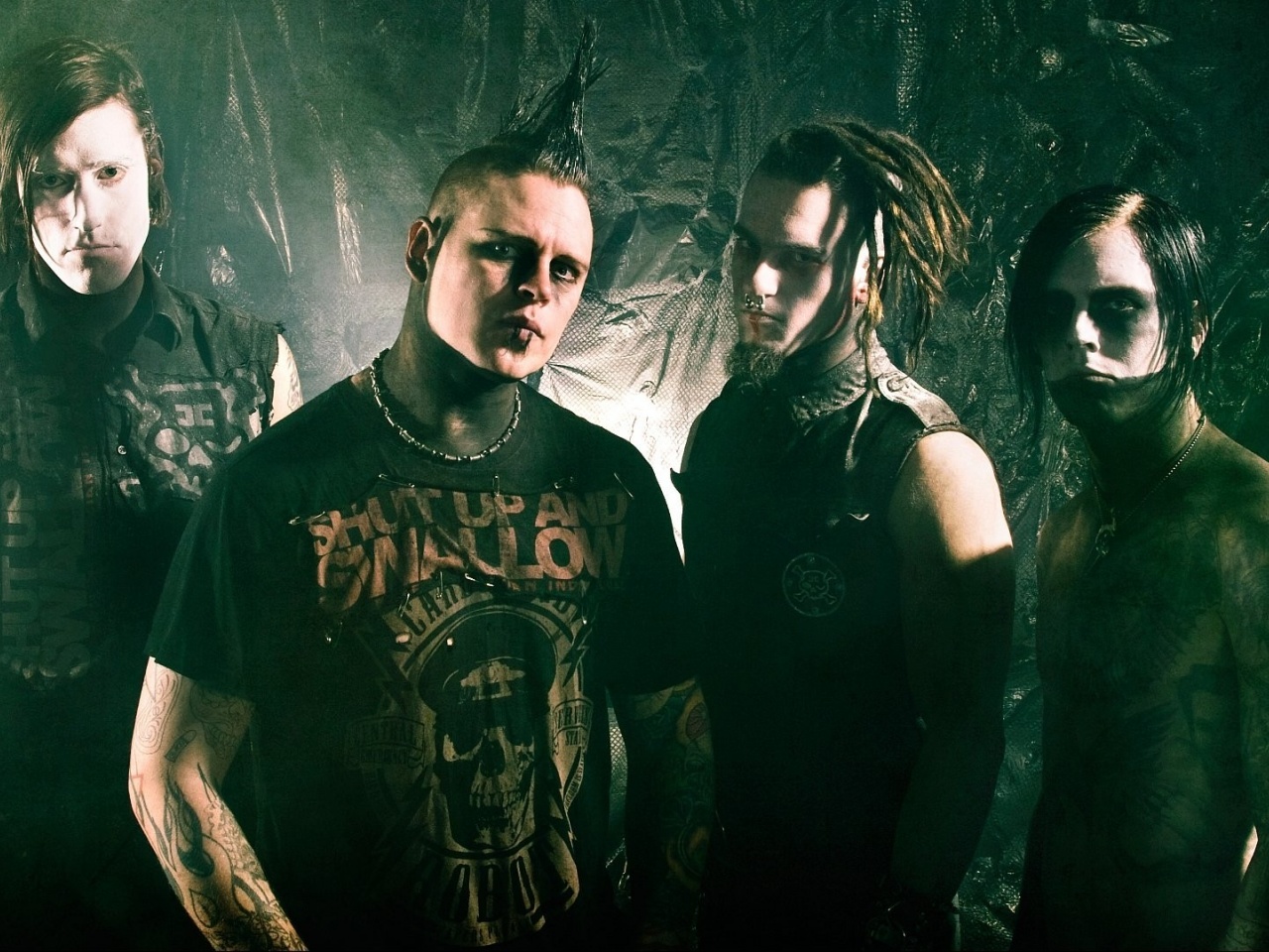 Combichrist Faces Band Image Haircuts