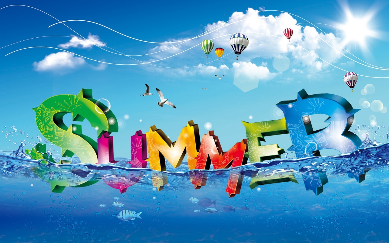 Cool Summer 3D Art