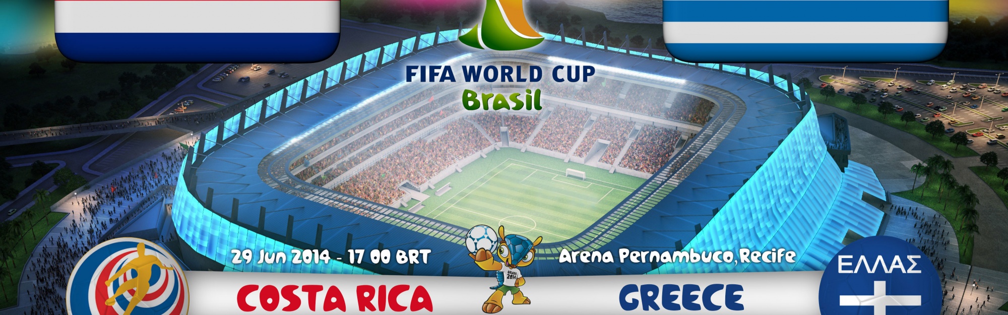 Costa Rica Vs Greece World Cup 2014