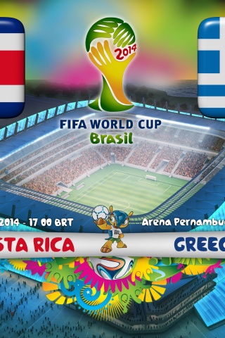 Costa Rica Vs Greece World Cup 2014