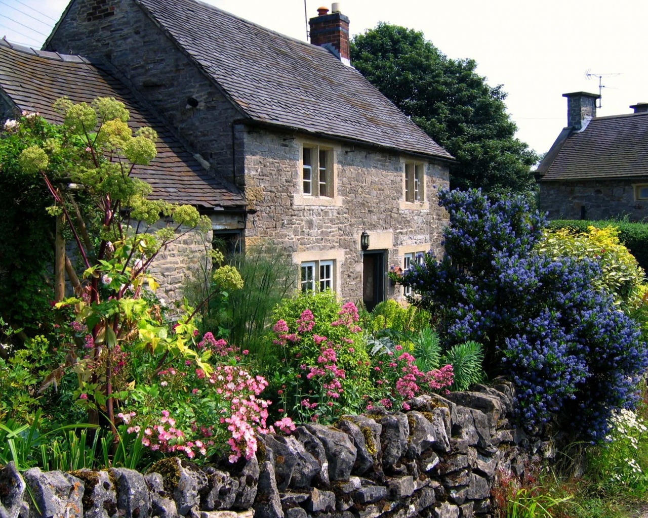 Cottage Garden In Tissington Derbyshire