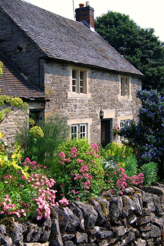 Cottage Garden In Tissington Derbyshire