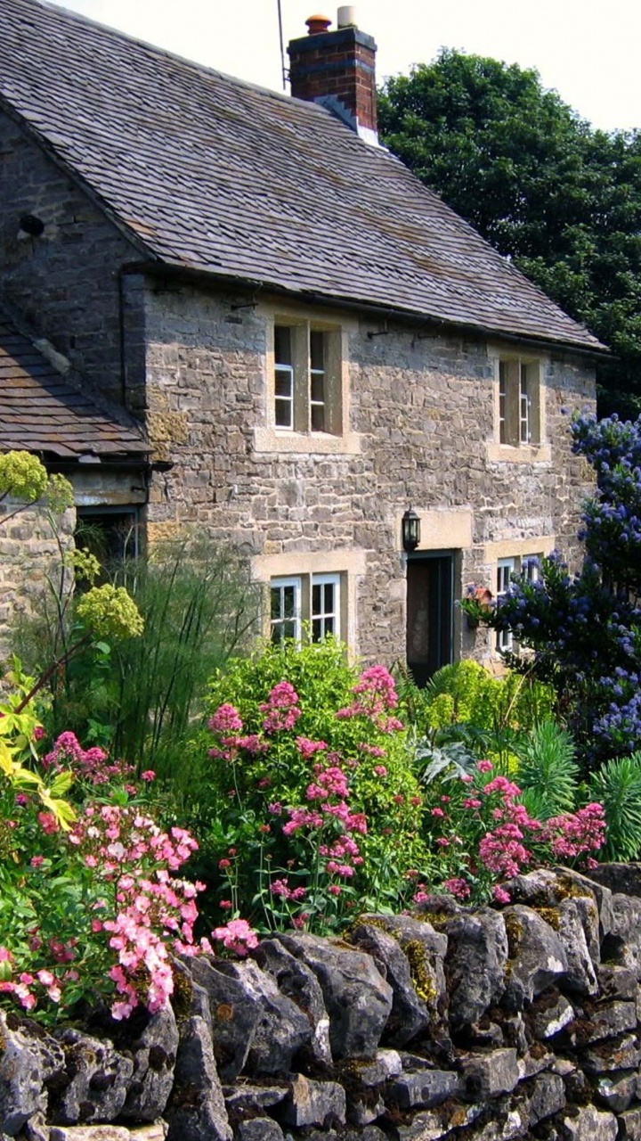 Cottage Garden In Tissington Derbyshire