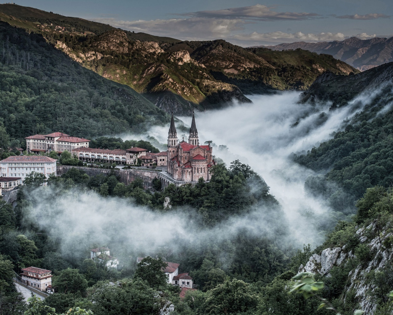 Covadonga Monastery - Asturias Spain