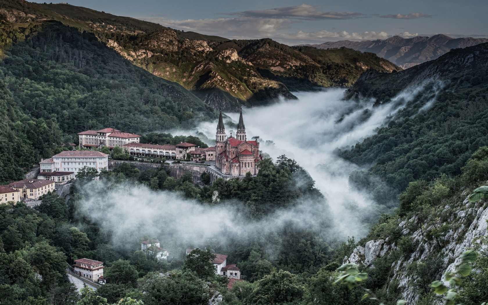 Covadonga Monastery - Asturias Spain